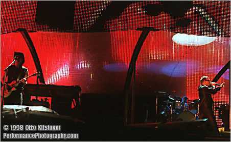 Live U2 concert photo of