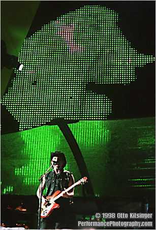 Live U2 concert photo of The Edge