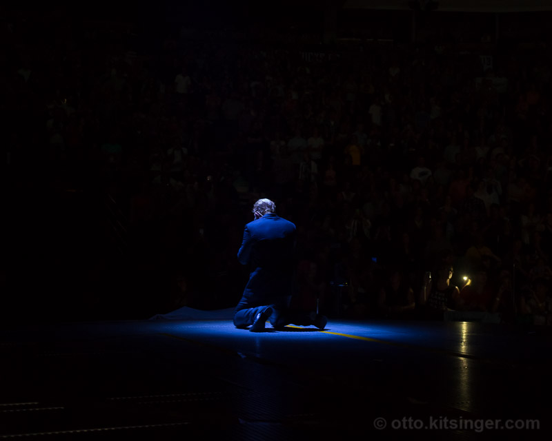 Live concert photo of Bono