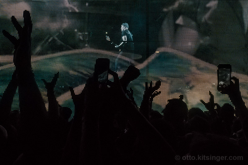 Live concert photo of The Edge